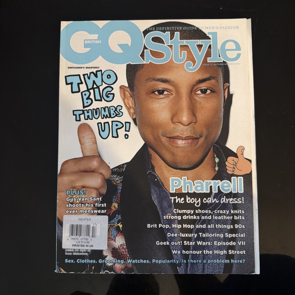 GQ Style Magazine BRITISH Issue 17 A/W 2013 PHARRELL WILLIAMS